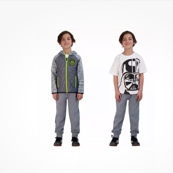 Star Wars Other - Star Wars Kids Boys 3-pc Sweater Fleece Set Hoodie+shirt+pants Size 4T